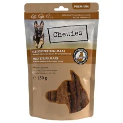 Chewies Maxi Meat Strips – Mixed Pack -Happy Pet Shop 031391 chewies fleischstreifen maxi gefluegel 150g hs 01 8