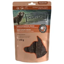 Chewies Maxi Meat Strips – Mixed Pack -Happy Pet Shop 031421 chewies fleischstreifen maxi wild 150g hs 01 4