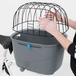 Trixie Friends On Tour Bicycle Basket For Luggage Rack -Happy Pet Shop 122212 trixie friendsontour fahrradkorb gepaecktraeger 46x36x47cm hs 07 5