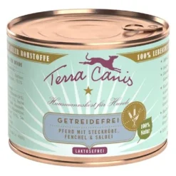 Terra Canis Grain-Free 12 X 200g -Happy Pet Shop 123697 terracanis getreidefrei mix6sorten hs 07 9