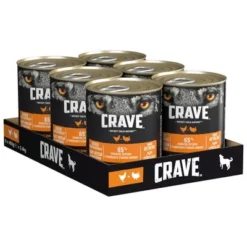2.8kg Crave Dry Dog Food + 6x400g Wet Food + 7x76g Snacks - Bundle Price!* -Happy Pet Shop 127996 pla crave pastete adult huhnutruthahn 400g 1