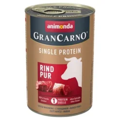 Animonda GranCarno Adult Single Protein Saver Pack 24 X 400g -Happy Pet Shop 130707 pla animonda animondagrancarno adult singleprotein rindpur 400g hs 01 8