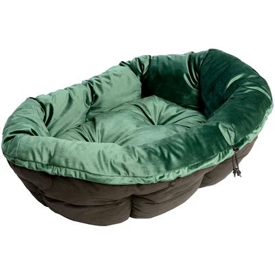 Ferplast Green Velvet Sofa Cover For Siesta Deluxe Dog Basket 4 Ferplast Green Velvet Sofa Cover For Siesta Deluxe Dog Basket - Image 4