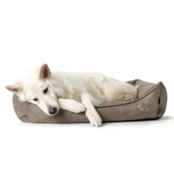 Hunter Bologna Dog Sofa - Stone -Happy Pet Shop 163796 hunter hundesofa bologna stein dog 90x70cm hs 08 4