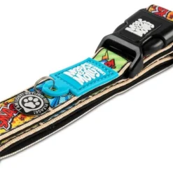 Max & Molly Smart ID Comic Print Collar -Happy Pet Shop 190201 190203 186592 190206 maxnmolly smartid halsband comic dog hs 04 3
