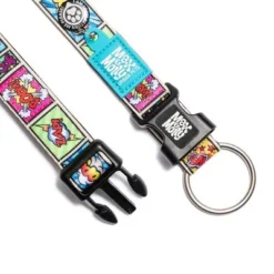 Max & Molly Smart ID Comic Print Collar -Happy Pet Shop 190201 190203 186592 190206 maxnmolly smartid halsband comic dog hs 06 4