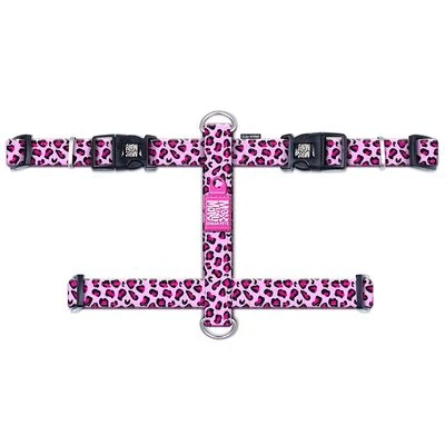 Max & Molly Leopard Pink H-Harness - Image 3