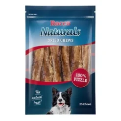 Rocco Natural Chews Mixed Trial Pack - Beef -Happy Pet Shop 1 37446 pla rocco driedchews pizzle 25chews 1000x1000 5