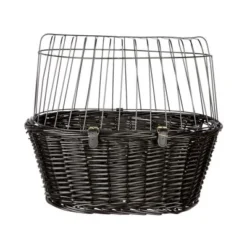 Trixie Bicycle Basket - Black -Happy Pet Shop 1 58025 pla trixie fahrradkorb schwarz hs01 3
