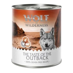 Wolf Of Wilderness "The Taste Of" Saver Pack 24 X 800g -Happy Pet Shop 1 outback 800g 1000x1000 6