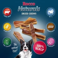 Rocco Beef Scalp Dog Chews -Happy Pet Shop 2020 01 rocco naturals scalp 1000x1000 uk 0