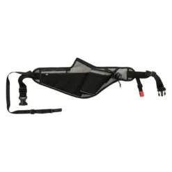 Trixie Jogging Belt With Leash - Grey/ Black