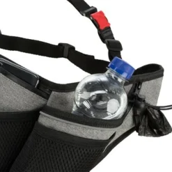 Trixie Jogging Belt With Leash - Grey/ Black -Happy Pet Shop 203777 trixie jogginggurt leine grauschwarz hs 06 4