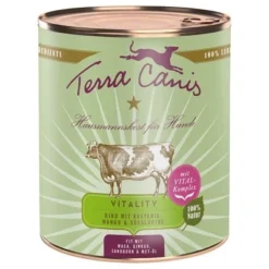 Terra Canis Vitality Menu 6 X 800g -Happy Pet Shop 203904 pla terracanis fitnessmenu rind 800g hs 01 7