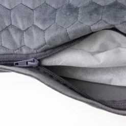 Karlie Velvet Dog Cushion - Dark Grey -Happy Pet Shop 206287 karlie liegekissen velvet dunkelgrau hs 03 7