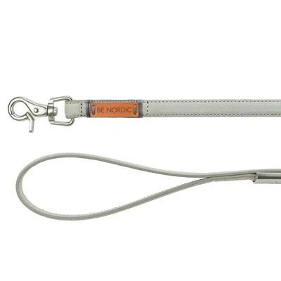 Trixie BE NORDIC Leather Lead – Light Grey - Image 2