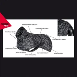 Rukka® Hayton Warm Dog Raincoat - Crimson Red -Happy Pet Shop 216708 216709 216710 216711 217399 lfashion rukkapets ayton warm regenmantel karminrot hs 05 4