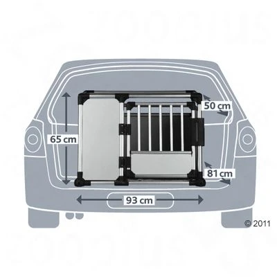 Trixie Aluminium Dog Crate - Large 2 Trixie Aluminium Dog Crate - Large - Image 2