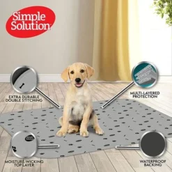 Simple Solution Washable Pad For Dogs -Happy Pet Shop 245696 simplesolution waschbare unterlage hunde hs 03 4