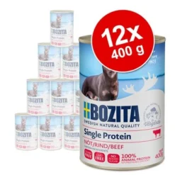 Bozita Single Protein Paté Saver Pack 12 X 400g