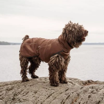 Hurtta Bare Softshell Dog Coat - Chocolate - Image 3