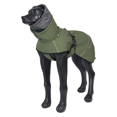 Rukka® Warmup Dog Coat - Olive 2 Rukka® Warmup Dog Coat - Olive - Image 2