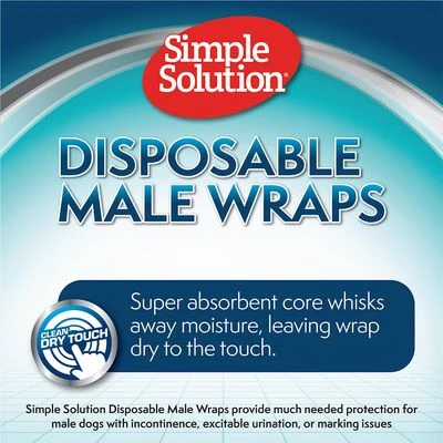 Simple Solution Disposable Diaper For Male Dogs - Image 5