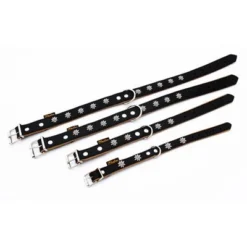 Home Collar Edelweiss, Black/nature -Happy Pet Shop 298196 298197 297015 298296 heim halsband edelwei hs 07 3