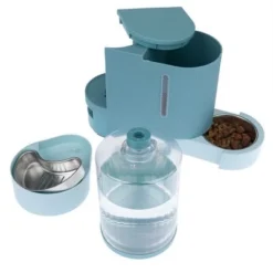 TIAKI Food And Water Dispenser, Light Blue -Happy Pet Shop 302396 pla tiaki wasser und futterspender fg 6133 3