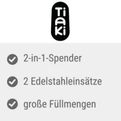 TIAKI Food And Water Dispenser, Light Blue -Happy Pet Shop 302396 tiaki futter sserspender hellblau hs 02 5