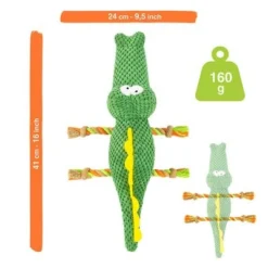 Doglove Dog Toy Crocodile -Happy Pet Shop 303496 edupet doglove hundespielzeug krokodil hs 06 9