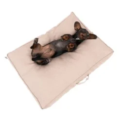 TIAKI Dog Mattress Memory Foam, Beige -Happy Pet Shop 318697 tiaki hundematratze beige fg 5024 1