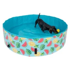 TIAKI Dog Paddling Pool With Cover 14 TIAKI Dog Paddling Pool With Cover -Happy Pet Shop 326696 floating pineapple fg 6648 6