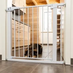 TIAKI White Dog Gate With 7 Cm Extension -Happy Pet Shop 334597 tiaki dog gate white fg 8184 1