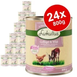 Lukullus Junior Saver Pack 24 X 800g