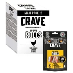 Crave High Protein Rolls -Happy Pet Shop 371397 mars crave maxi highprotein rolls hs 03 3