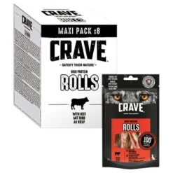 Crave High Protein Rolls -Happy Pet Shop 371398 mars crave maxi highprotein rolls rind hs 03 0