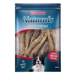 Rocco Natural Chews Mixed Trial Pack - Beef -Happy Pet Shop 37550 pla rocco driedchews greentripe 500g 1000x1000 7