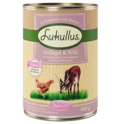 Lukullus Junior Wet Dog Food + Lukullus Junior Dry Dog Food - Special Price!* -Happy Pet Shop 400g junior 1000x1000 1