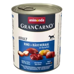 Animonda GranCarno Original Adult 6 X 800g -Happy Pet Shop 50765 pla animonda grancarno rindraeucheraal 800g 2