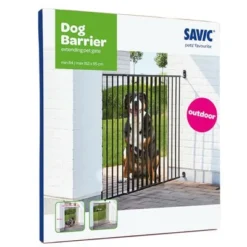 Savic Outdoor Dog Barrier -Happy Pet Shop 55485 pla savic absperrgitter dog outdoor detail hs 07 3