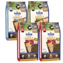 Bosch Adult Dry Dog Food Mixed Trial Pack 4 X 1kg