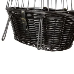 Trixie Bicycle Basket - Black -Happy Pet Shop 58025 pla trixie fahrradkorb schwarz hs03 4