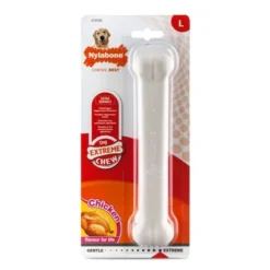 Nylabone DuraChew Bone - Chicken -Happy Pet Shop 58928 pla interpet nylabone durachewchicken hs 03 7