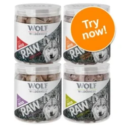 Wolf Of Wilderness RAW Freeze-dried Snacks Mixed Trial Pack