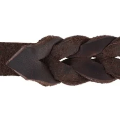 Heim Plaited Leather Double Dog Lead - Brown -Happy Pet Shop 66497 heim lederleine fg 5 0