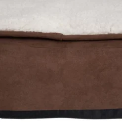 Oval Memory Foam Dog Bed - Brown -Happy Pet Shop 67053 hundebett memory oval braun fg 3299 1