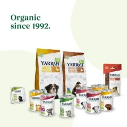 Yarrah Organic Chicken Chunks With Organic Nettle & Organic Tomato Saver Pack -Happy Pet Shop 7176 dog tin chunks chicken 405g 8714265071768 7 4