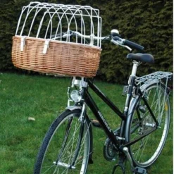 Aumüller Bicycle Basket With Wire (Handle Bar Mount) -Happy Pet Shop 7254 aumueller fahrradkorb 1