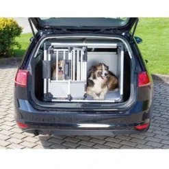 Trixie Aluminium Double Transport Box -Happy Pet Shop 73773 autotransportbox dop hs 03 2
